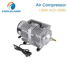 KINDLELASER 135W ACO-009D Air Compressor Electrical Magnetic Air Pump for CO2 Laser Engraving Cutting Machine tanie i dobre opinie CN (pochodzenie) Air pump 135W