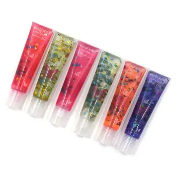 

Fruity Sequin Butterfly Transparent Tube Colorless Moisturizing Lip Oil Lip Gloss Long Lasting Sexy Lip Clear Lipgloss TSLM2