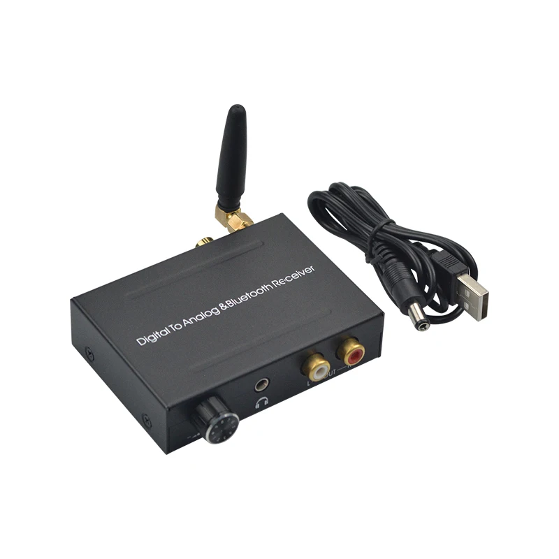 AY91 192Khz Bluetooth DAC цифро-аналоговый o конвертер с приемником регулятором громкости |