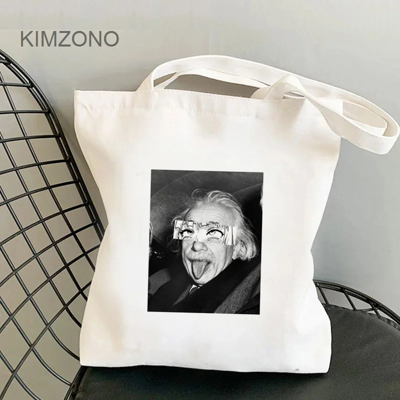 Jute-Bag Cabas Bolsa Cotton Tote Reusable Cloth Compra Michelangelo