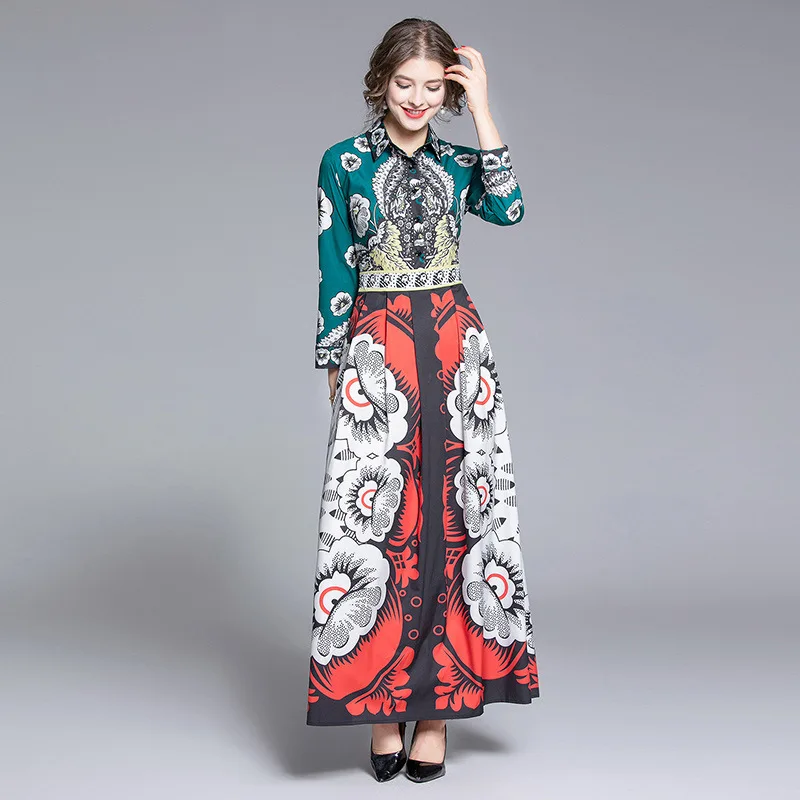 

Photo Shoot 2019 Early Autumn New Products Women's Dress Europe And America Versitile Fashion Waist Hugging Slimming Positioning