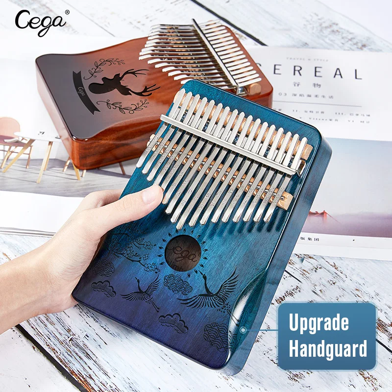 Cega kalimba 17 клавиш красное дерево большой палец пианино mbira музыкальный инструмент