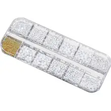 

50% Hot Sale Nail Flower Ornament Five Petals Embossed Pattern White Mini Resin DIY Manicure Flower Decoration for Salon