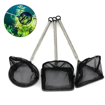 

Stainless Steel Retractable Aquarium Fish Tank Catch Net Dense Fishing Net Shrimp Net Round Square Fishing Net