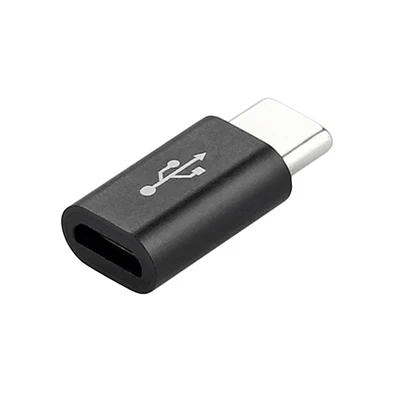 1pcs BLACK Адаптер для мобильного телефона Micro USB к USB C адаптер Micro Mini OTG type c для huawei Mate20 Xiaomi samsung Galaxy адаптер usb type C - Цвет: 1pcs BLACK