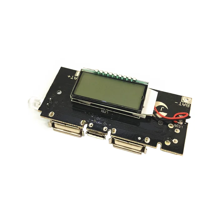 Двойной USB 5V 1A 2.1A Мобильный Внешний аккумулятор 18650 литиевая батарея плата