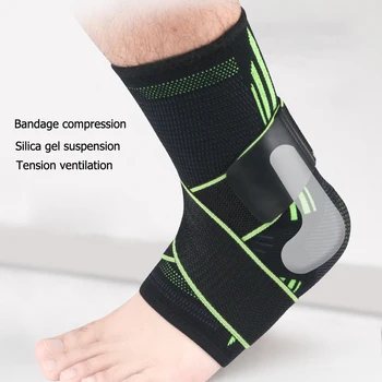 Sport Enkel Ondersteuning Protector Mouw Elastische Verstuiking Enkel Pols Sokken Basketbal Voetbal Fitness Sport Bescherming 1PCS