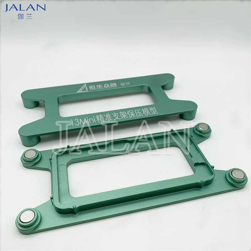 Cetakan Klem Lem Bingkai untuk iPhone 13 Mini 13 Pro Max Set Cetakan Penahan Magnet Bezel Perbaikan Layar Tampilan LCD 12 Mini 12 Pro