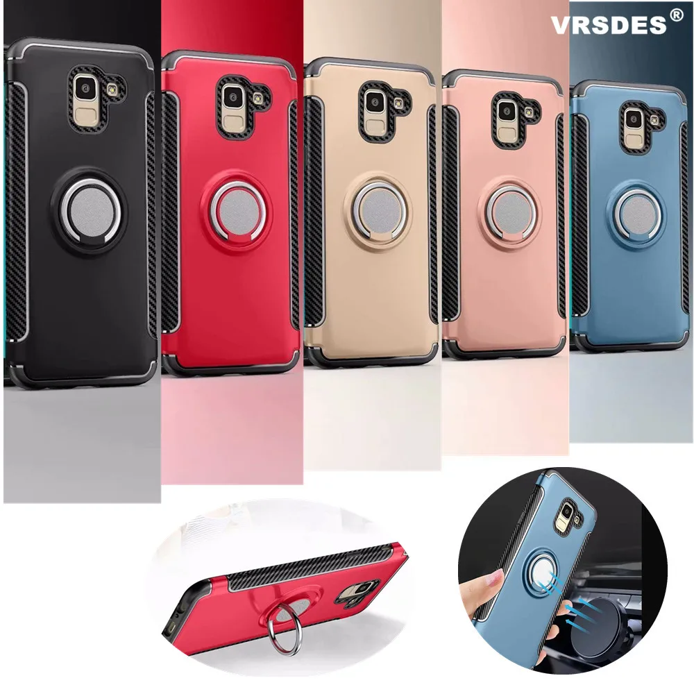 

3D Ring Case For Samsung Galaxy J4 J6 J8 A6 J2 Pro 2018 J2 J5 J7 J4 J6 Prime Plus J3 J5 J7 2016 2017 J310 J330 J530 J730 EU Capa