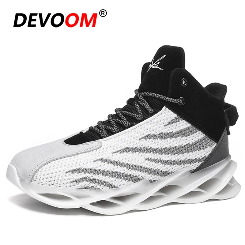 

Winter Blade Shoes Breathable Mens Running Shoes Large Size 46 Comfortable High Top Jogging Gym Sport Shoes Basket Sneakers Men