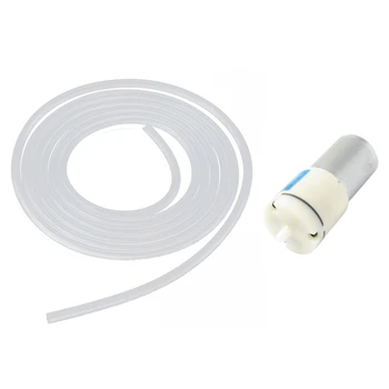 

DC 6V Mini Air Pump Motor for Aquarium Tank Oxygen Circulate & 2 Meter Silicone Tube Silicone Tube Pressure Hose Highly Flexible