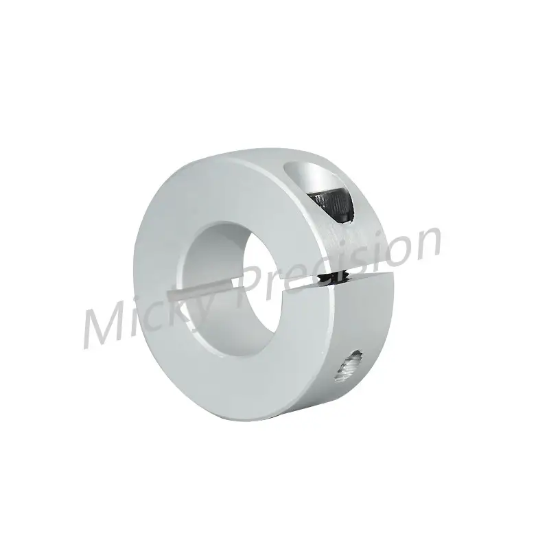 Shaft Collar Retaining Ring Stop Screw Type Retaining Ring Shaft Retainer Locator Aluminum Alloy with Screws Diameter 3-100mm image 1