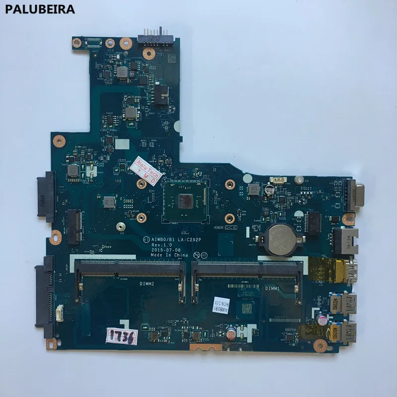 PALUBEIRA Для lenovo B41-30 B41 30 AIWB0 B1 LA-C292P Материнская плата ноутбука с тестирование процессора работает идеально