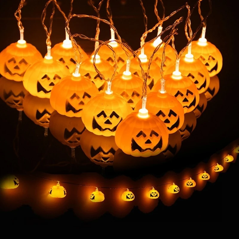 

10/20 LED Pumpkin Halloween String Lights Decoration for Halloween Party DIY