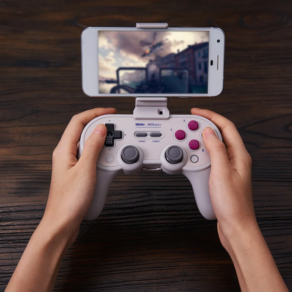 8Bitdo смартфон застежка подставка держатель для 8Bitdo SN30 Pro+ Bluetooth геймпад контроллер G Classic Edition/SN Edition