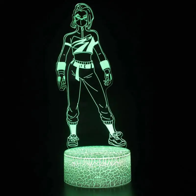 3d лампа для игры 3d настольная лампа Led креативный подарок визуальный 3d красочный сенсорный ночник настольные лампы для спальни Декор свет
