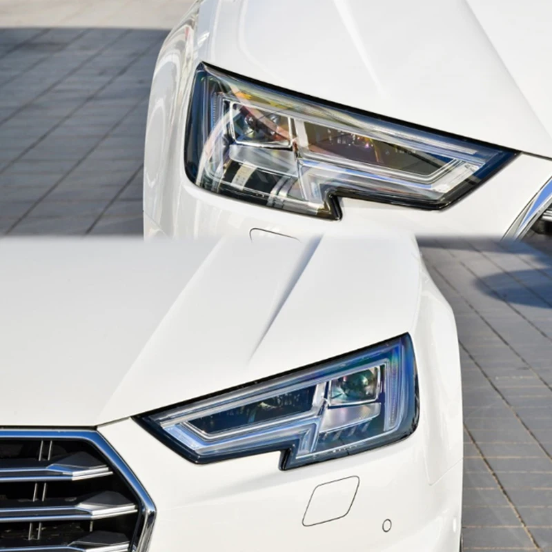 Для AUDI A4L- объектив головной светильник прозрачный корпус абажур объектив светильник прозрачное стекло автомобильный светильник Защитная крышка