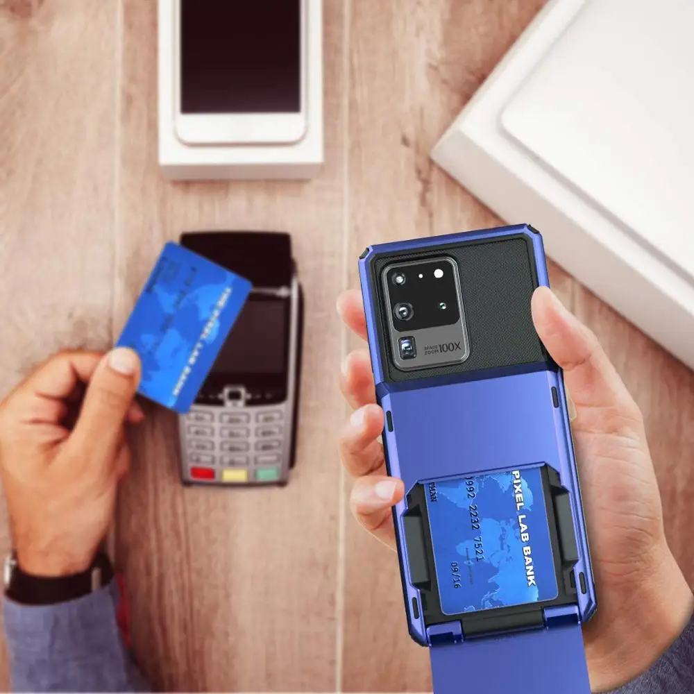 Custodia Per Samsung Galaxy S20 Plus Ultra Custodia Portafoglio 5 Carte Tasca Slot Per Schede Cover Per Samsung S20 Ultra Fundas S20 + S20Plus S 20