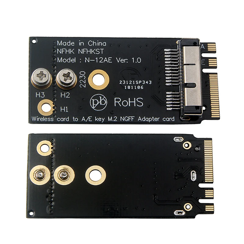 

A1466 BCM94360CS2 Wireless Network Card To Intel Key A A+E M.2 Wireless Network Card PCB Adapter Module Computer Accessories