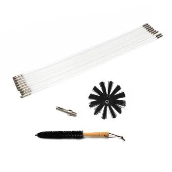

Professional Brush Cleaner Chimney Boiler Nylon Brush Dryer Duct Cleaning Tool Kit for Household Industrial Use