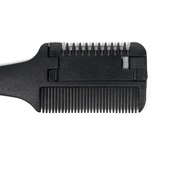 

Double Sides Hair Razor Comb With Stainless Steel Blade Styling Hair Cutter Comb For Hair Comb Tool Trimmer I7J0