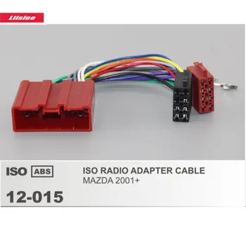 

DIN ISO Harness Adapter For Mazda BT-50/Carol/Demio/Familia Car Factory Radio 24 Pins Male Cable Harness CU-ABS Plugs Wire