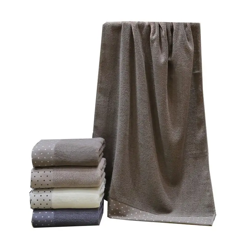 32-strands Plain Colour Cotton Water Absorbent Durable Towels for Home
