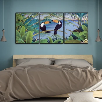 

Nordic Animal Canvas Painting Art Wall Pictures Posters Prints for Living Room Home Decor No Framed