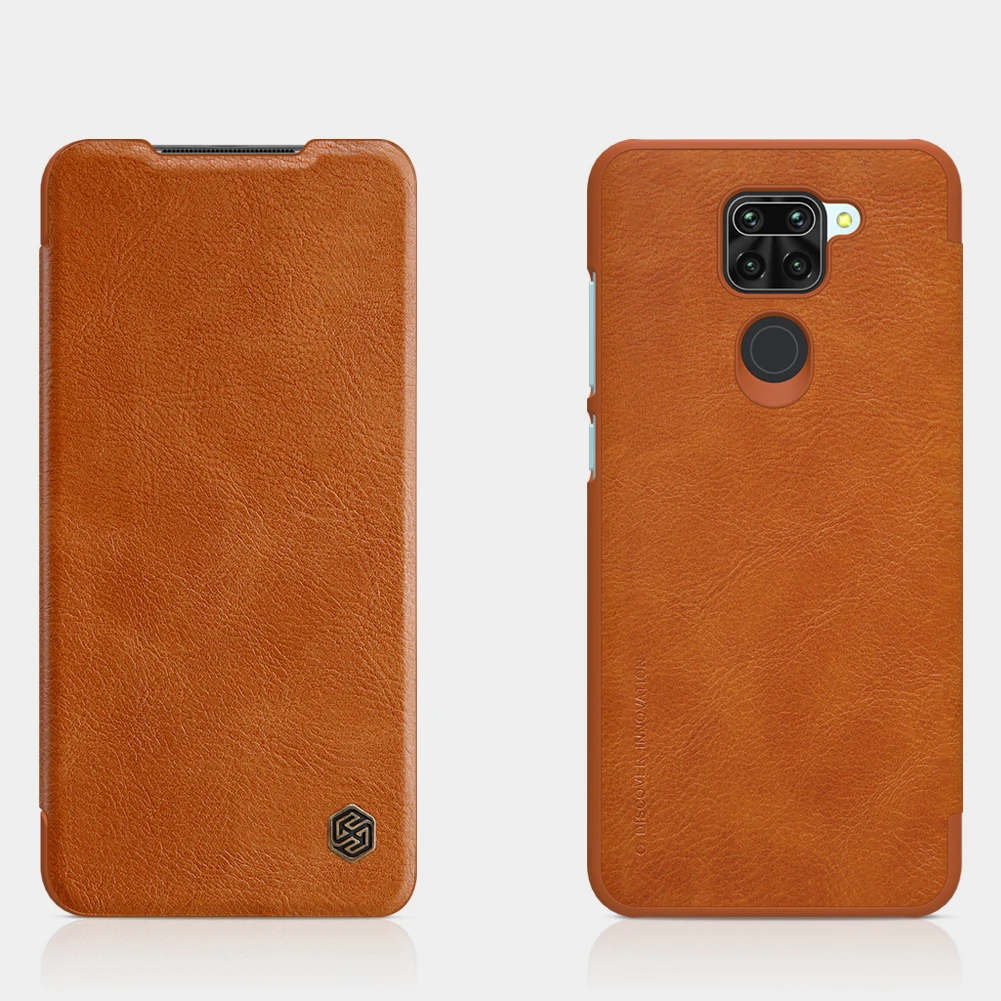 Чехол для Redmi Note 9 6 53 дюйма ультратонкий дизайнерский чехол-книжка серии NILLKIN Qin