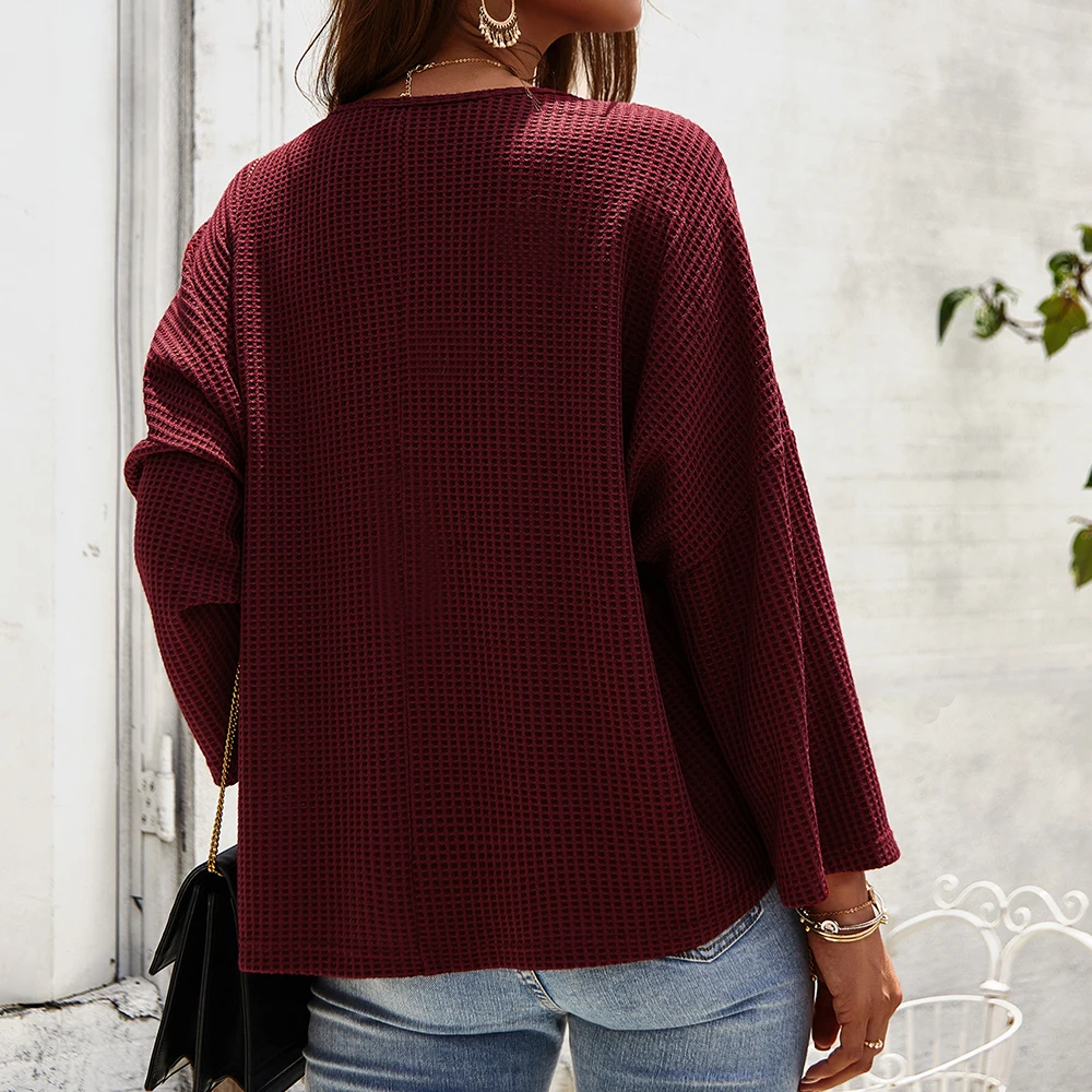 Women's V Neck Adjustable Drawstring Tie Front Knit Long Sleeve Ruched Sweater Tops Pull Size Adjustable Front Panel New O28 Women's V Neck Adjustable Drawstring Tie Front Knit Long Sleeve Ruched Sweater Tops Pull Size Adjustable Front Panel New O28