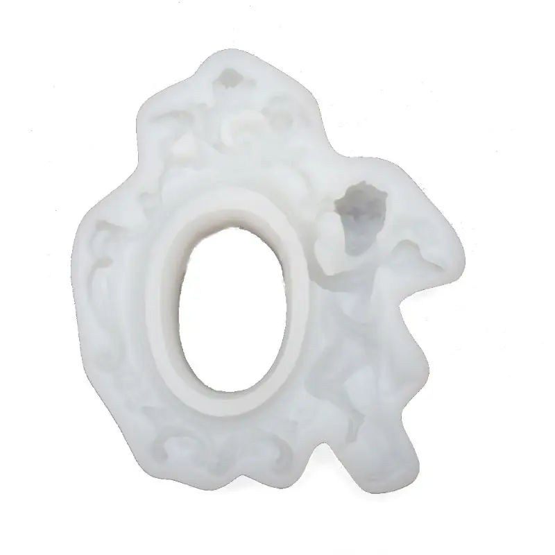 

Angel Photo Frame Resin Mold Silicone Picture Frame Fondant Candy Chocolate Mold