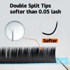 10 cases Lashonly Softer Matte Flat Eyelash Extension Supplies Mink False Ellipse Lashes New Arrival Split Tips Lash 2