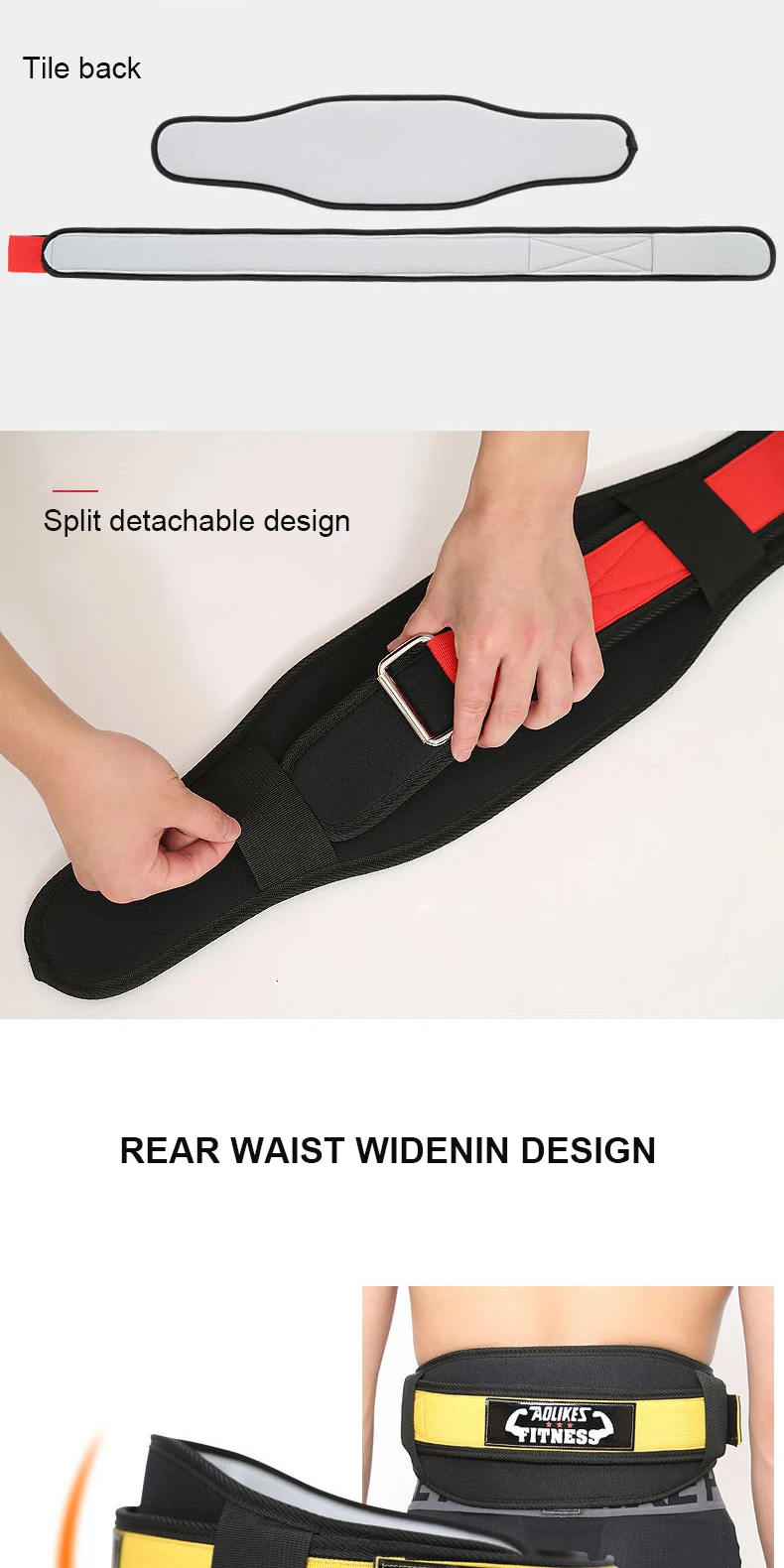 Man Nylon Fitness Weight Lifting Squat Belt Safety Gym Waist Suppport Training Belt Back Supporting Protect Lumbar Power