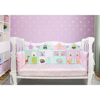 

Bumpers in crib for newborn cot bumpers houses cushions for girls
