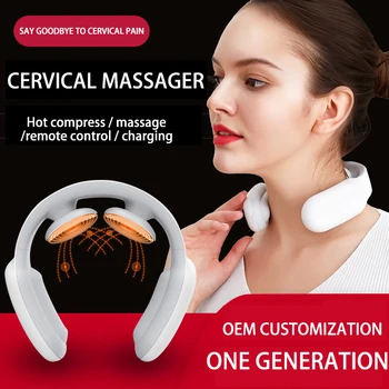 

Neck protector cervical spine massager electric pulse massage physiotherapy home multifunctional intelligent cervical spine inst