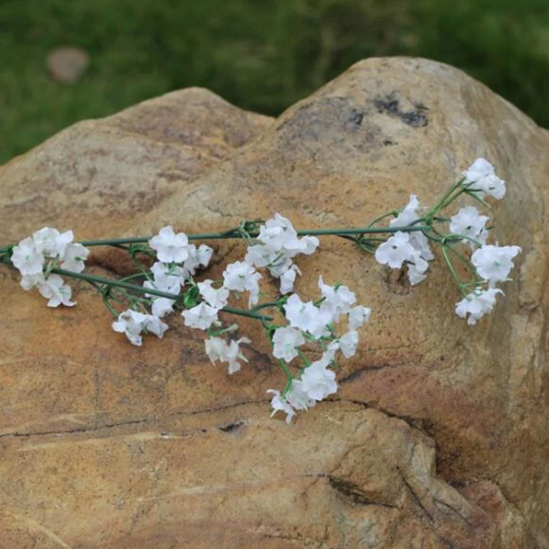 1 шт. искусственный детский цветок гипфиила сделай сам Искусственные Силиконовые
