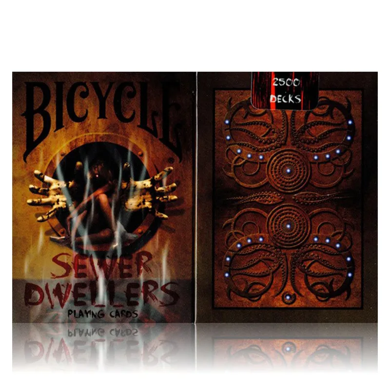 

1 deck Bicycle Cards Sewer Dwellers Playing Cards Regular Bicycle Deck Rider Back Card Magic Trick Magic Props