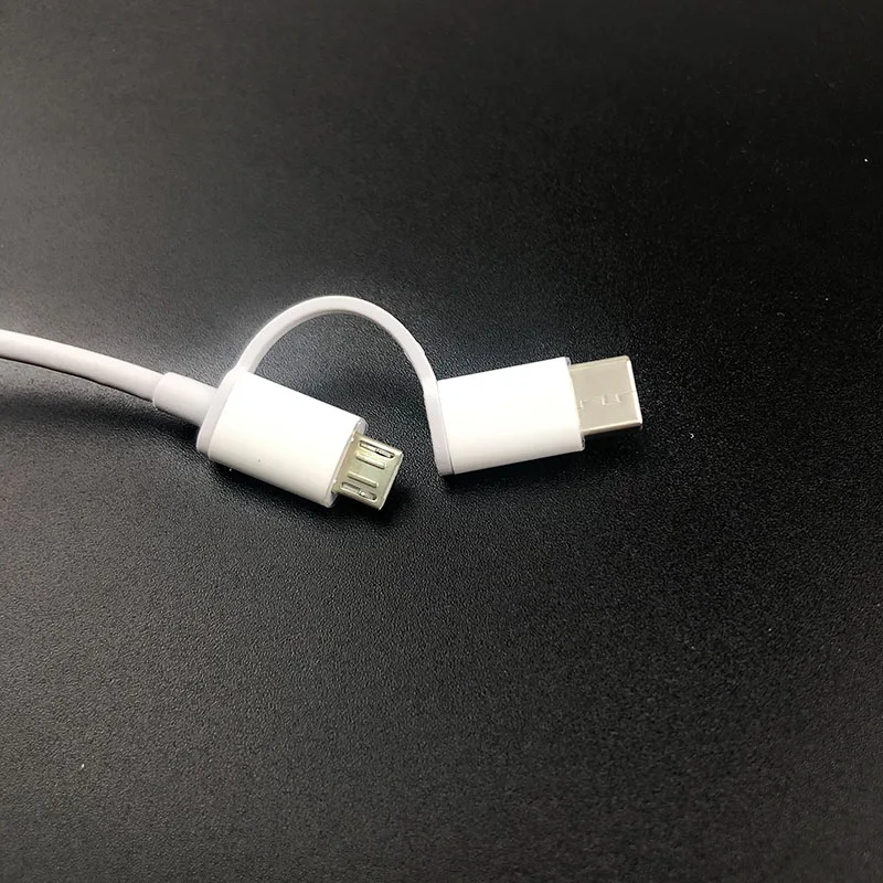 xiaomi 2 в 1 micro usb кабель type-c 2a 30 см поддерживает быструю зарядку и синхронизацию данных для mi 5 6 SE Red mi 9 cc9 Note 3 4 5A