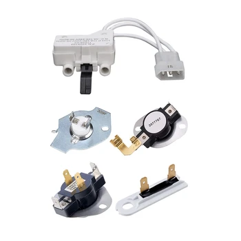 

Dryer Door Switch for 3406109 3406107 Whirlpool, Kenmore, Sears, Maytag, Roper, Estate & Dryer Replacement Kit 3387134 High-Limi