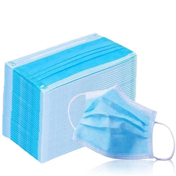 

200pcs Protect mask Disposable 3-Layer mask 200 pcs non woven breathable face mask