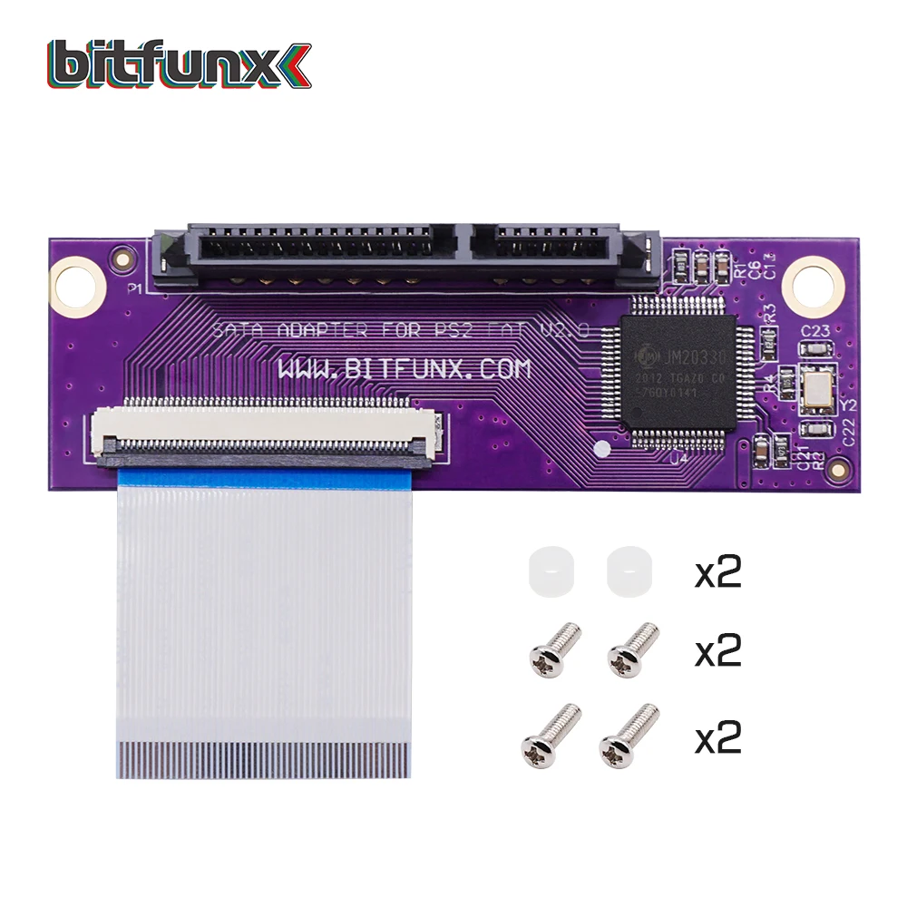 Placa de Atualização para Sony Adaptador de Rede Bitfunx Sata Adaptador Playstation Ps2 Ide Original 2 - Image 2