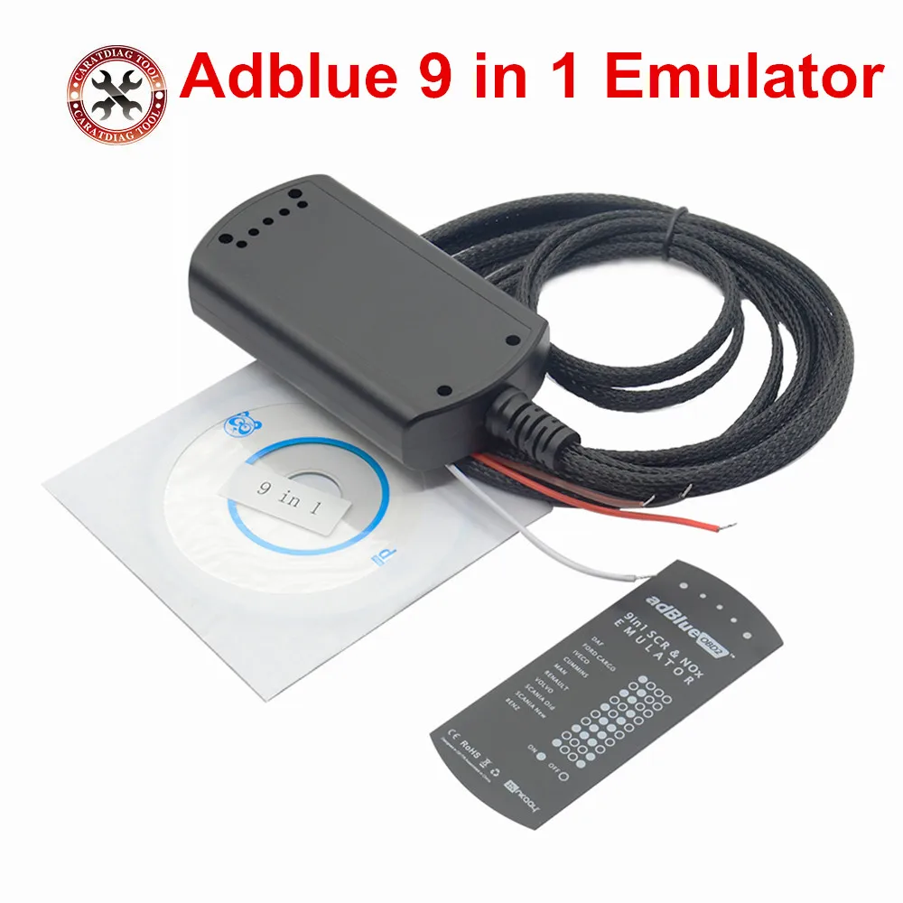 Для грузовиков эмулятор Системы коробка 9 в 1 M-an/MB/Sca/IVE/D-AF/R-ENAULT Ad Blue 9in1 SCR &amp NOX +