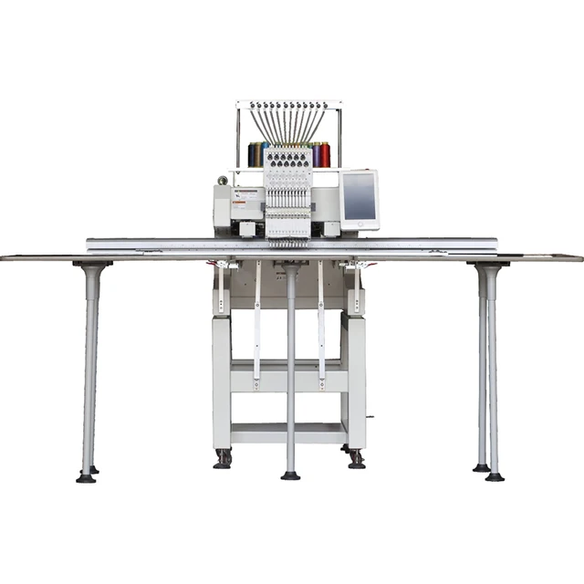Computerized Embroidery Machine Large AreaHigh Speed Household 12/15 Needles Single Head T-Shirt Hat
