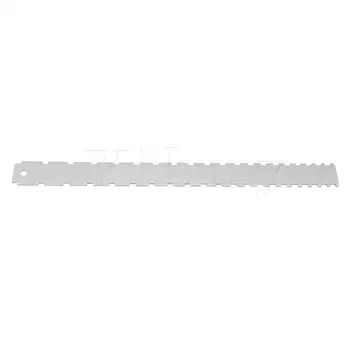 

Yibuy Silver Guitar Neck Notched Straight Edge Tool for Most Electric Guitar
