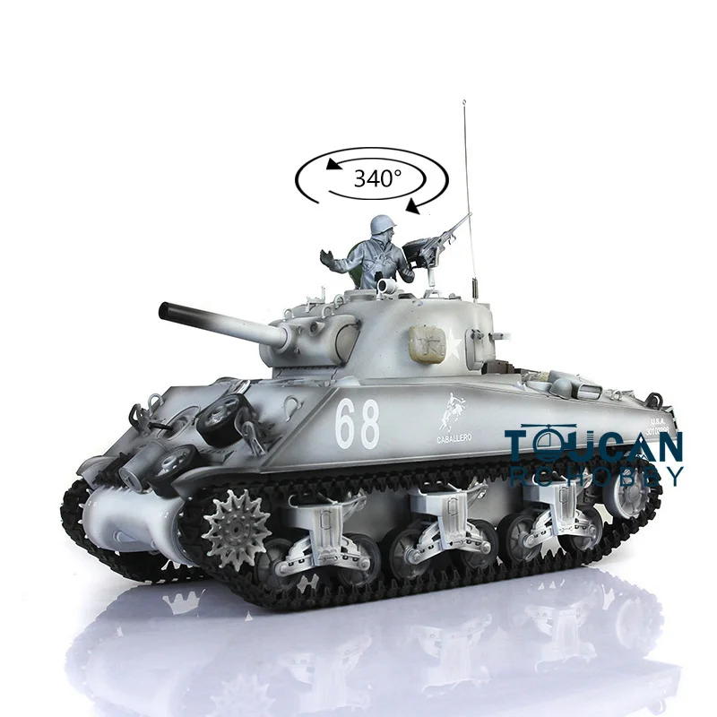 2 4G Henglong 1/16 Snow TK 6 0 S инфракрасная боевая система пластиковая версия M4A3 Sherman RTR