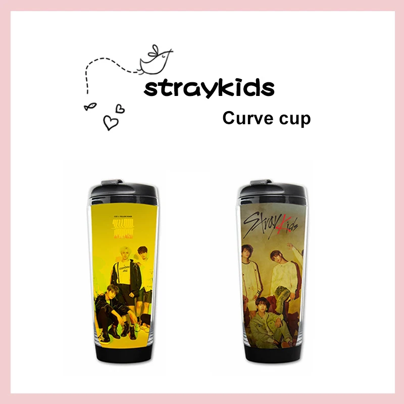 

KPOP Stray Kids New Album 2 : Yellow Wood With The Cup Curve Cup Easy To Dropdropship