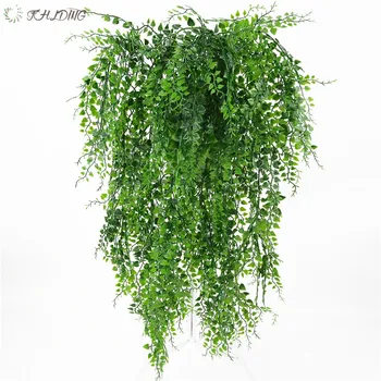 

Artificial Hanging Plants Ivy Vine Fake Leaves Greeny Chain Wall Home Room Garden Wedding Garland Outside Decoration Fake Vine