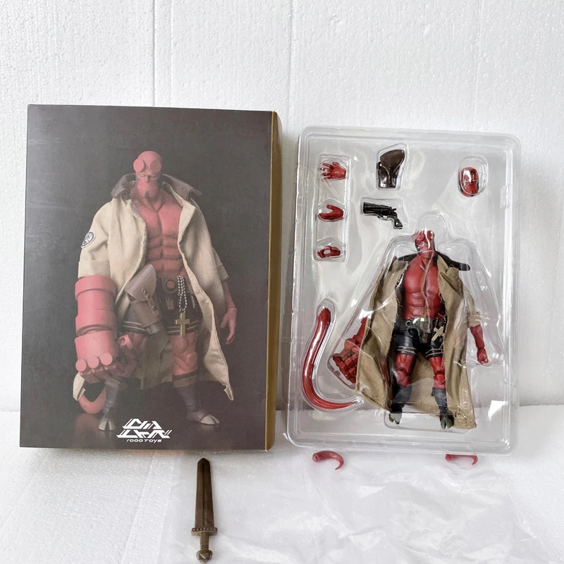 Настоящая одежда Mezco можно раскрыть Хеллбой ПВХ экшн фигурка игрушка кукла