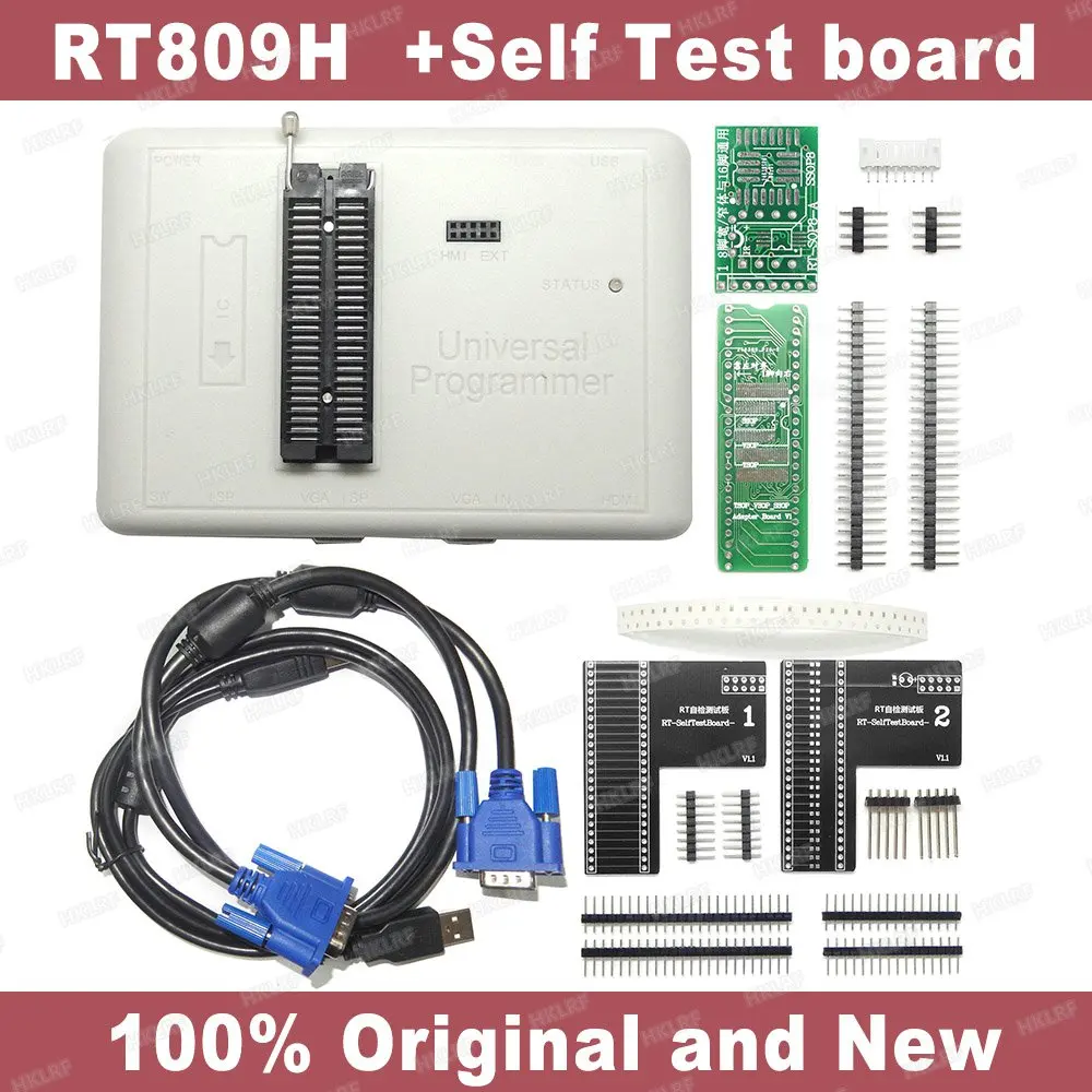RT809H emmc-nand вспышка чрезвычайно быстрый Универсальный программатор+ 38 деталей+ кабель EDID с кабелями emmc-nand - Цвет: RT809H- test board
