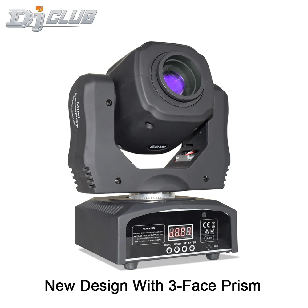 Гибридный СВЕТОДИОДНЫЙ прожектор Lyre 60 Вт с 3 призматическими Dmx-512 для сцены